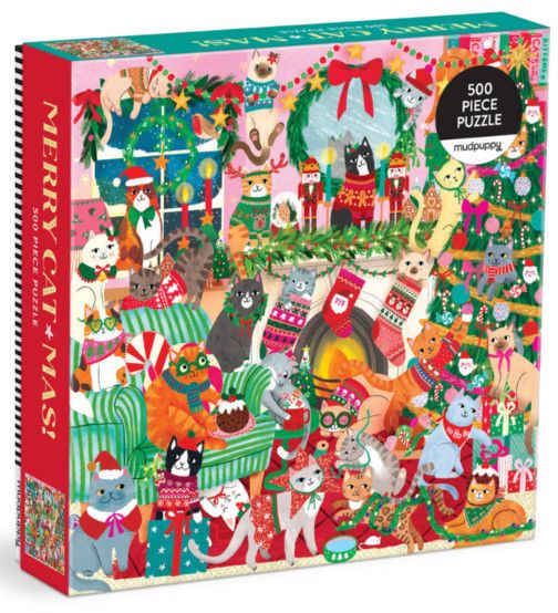 Merry Catmas! 500 Piece Family Puzzle