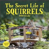 The Secret Life of Squirrels Wall Calendar - 2026