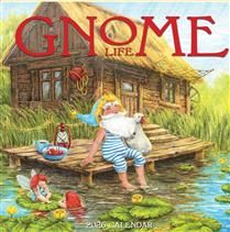 Gnome Life Wall Calendar - 2026