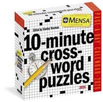 Mensa 10-Minute Crossword Puzzles Page-A-Day® Calendar - 2026