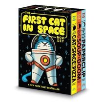 The First Cat in Space 3-Book Box Set By Mac Barnett, Shawn Harris