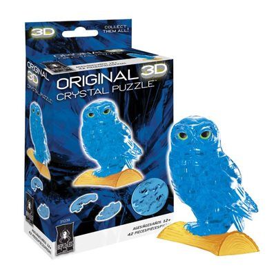 Crystal Puzzle 3D - Blue Owl