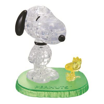 Crystal Puzzle 3D - Peanuts: Snoopy and Woodstock