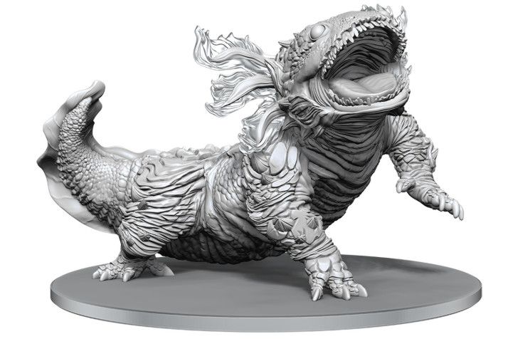 DND UNPAINTED MINIS (WV26): TLEXOLOTL