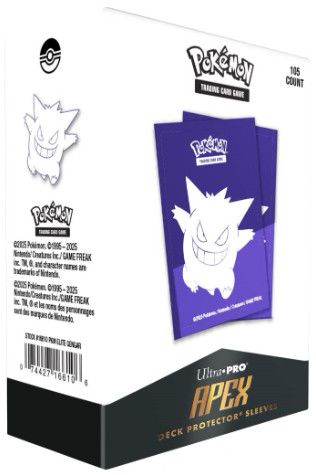 UP D-PRO APEX POKEMON ELITE GENGAR SLEEVES 105CT