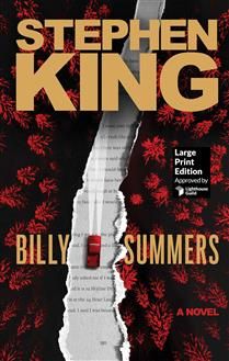 Billy Summers by Stephen King - LARGE PRINT