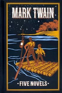 Mark Twain: Five Novels (Leather-bound Classics ) By Mark Twain