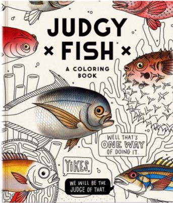 Judgy Fish Coloring Book
