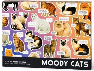 Moody Cats 1000 Piece Puzzle
