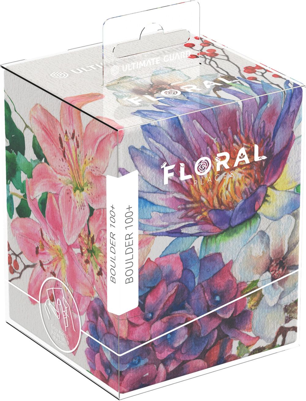 UG DECK CASE BOULDER (FLORAL) -, Color: LOTUSE BLOOM