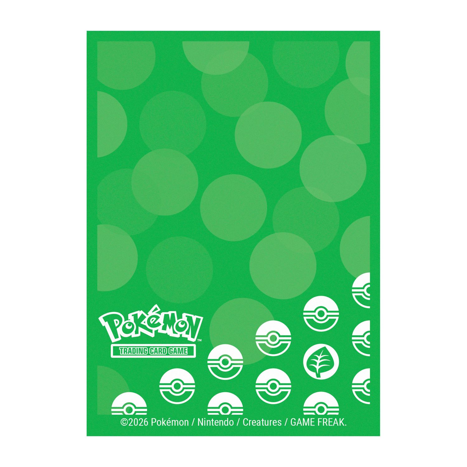 UP SLEEVES: POKEMON ENERGY 65CT -, Color: GRASS