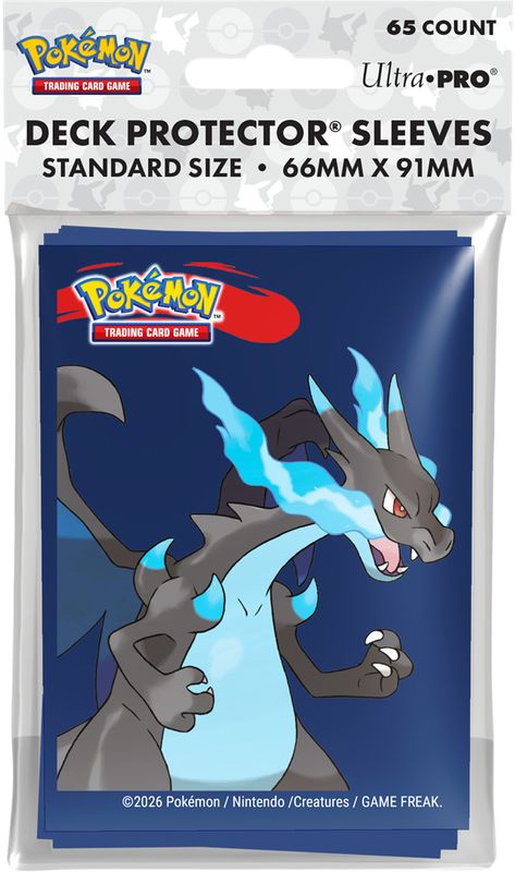 UP SLEEVES: POKEMON MEGA CHARIZARD X (65CT)