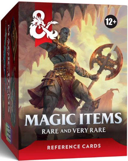 DND RPG REFERENCE CARDS: MAGIC ITEMS (RARE AND VERY RARE)