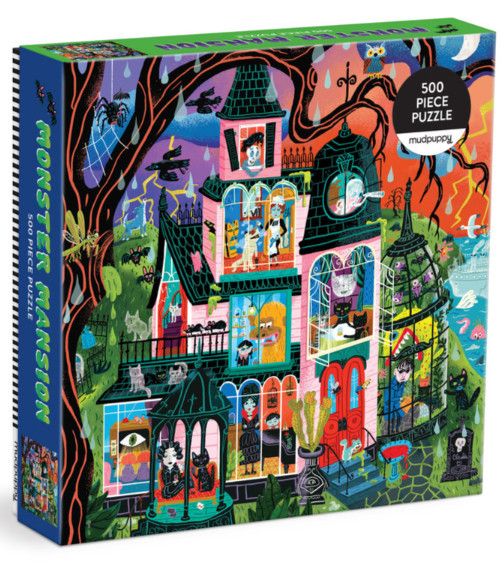 Monster Mansion 500 Piece Family Puzzle