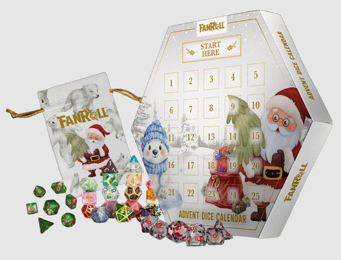 FANROLL HOLIDAY DICE ADVENT CALENDAR 2026