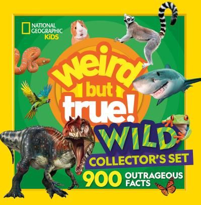 Weird But True! Wild: Collector's Boxed Set 900 Outrageous Facts About Sharks, Animals, and Dinosaurs (Includes 3 Books) By National Geographic Kids