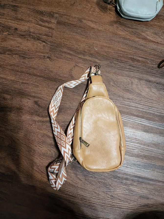 Sling Back Backpack Purse, Color: Tan