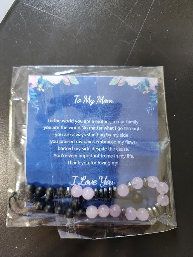 Adjustable Bracelet, Options: To My Mom