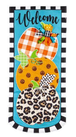 2023 Everlasting Impressions Textile Decor, Color: Patterned Pumpkins