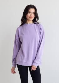 Campus Crew Sweatshirt Lilac