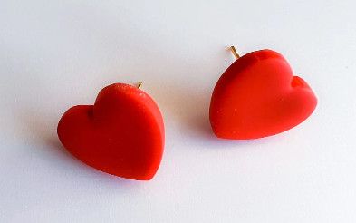 Heart Stud Earring