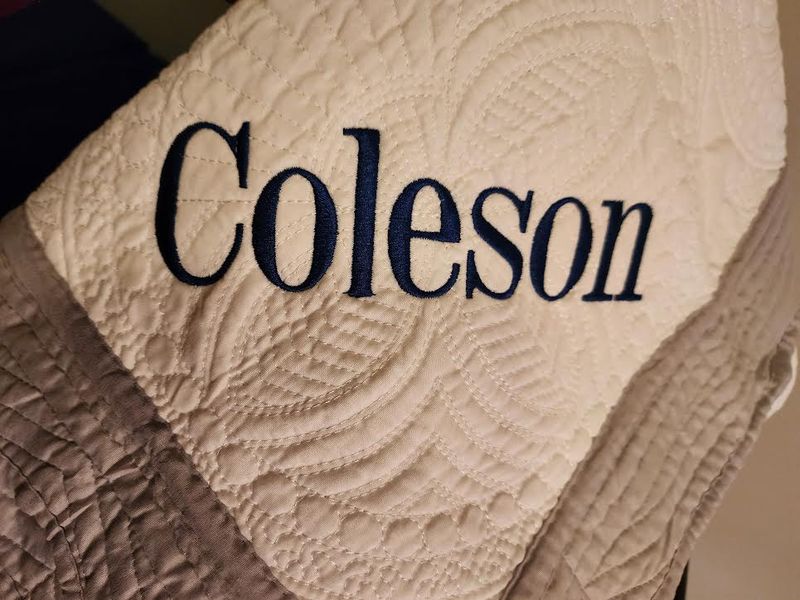 Embroidery Fee for Baby Quilt - Name or Monogram