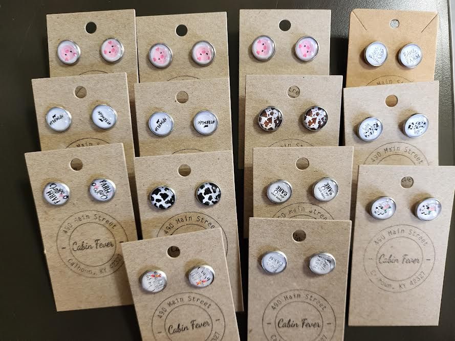 Farm Life Bubble Earring