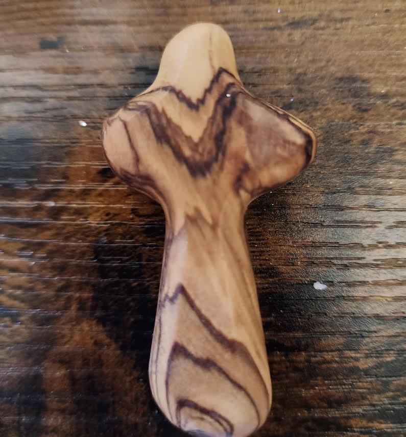 Olive Wood Pocket Cross
