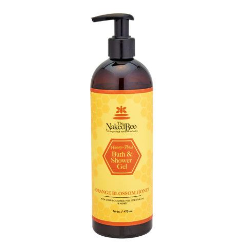 Naked Bee 16 oz. Orange Blossom Honey Bath &amp; Shower Gel