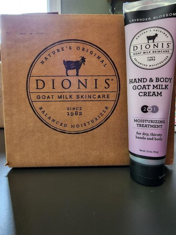 Dionis Hand &amp; Body Goat Milk Cream 3.3 oz
