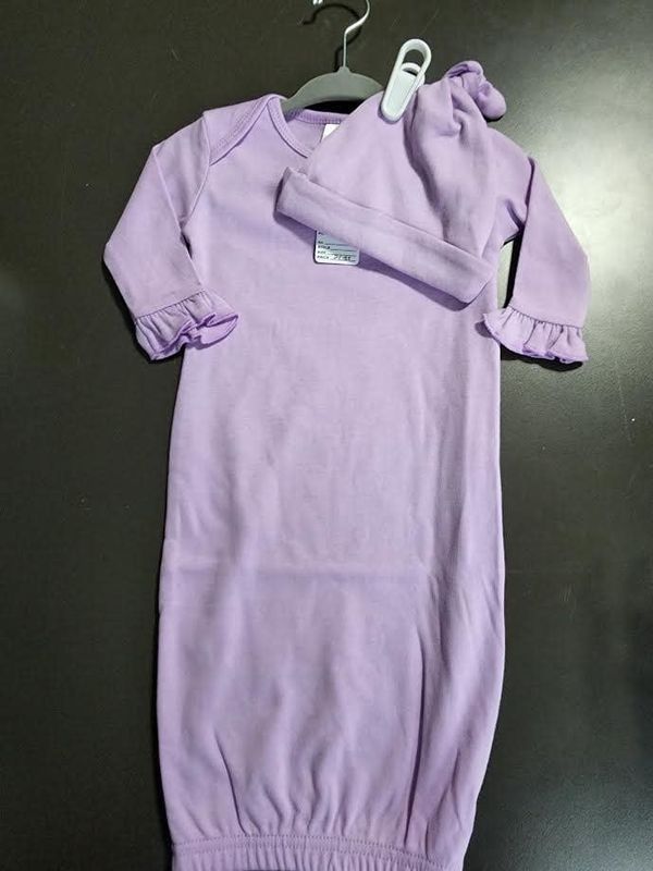 Infant Gown with Matching hat