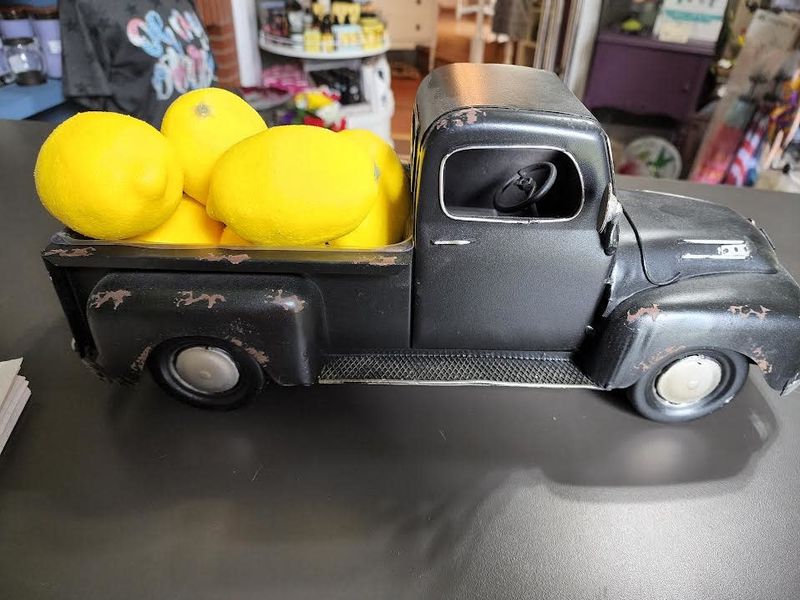 Black Metal Truck