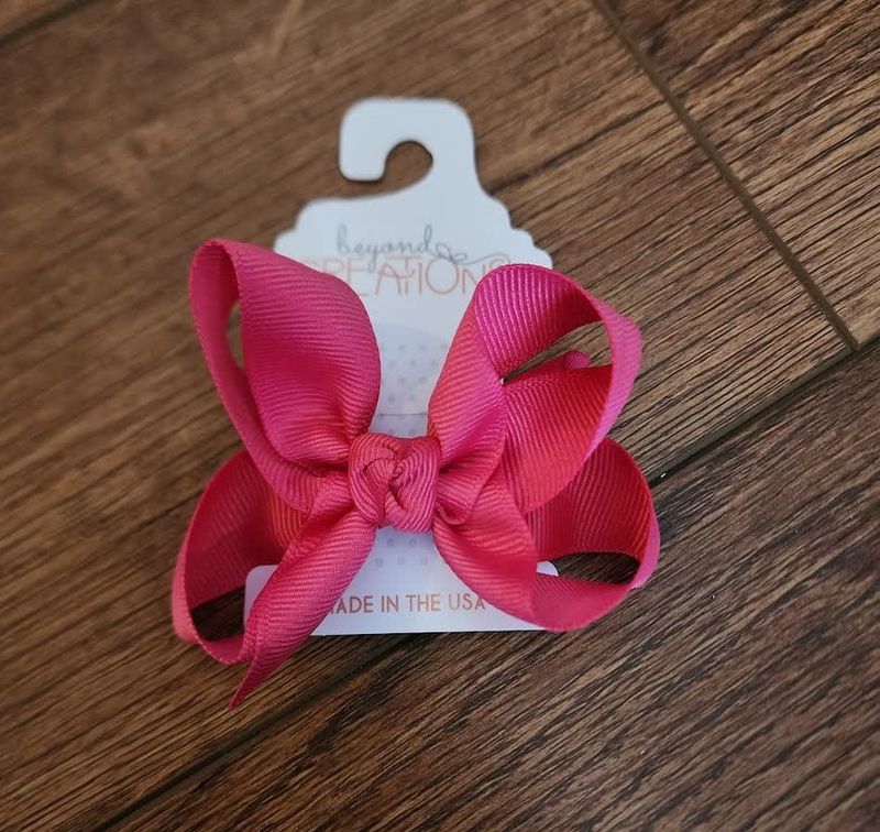 Medium 3.5&quot; Grosgrain Bow on Alligator Clip