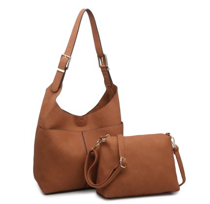 Ida Slouchy Hobo Bag w/ Adjustable Strap