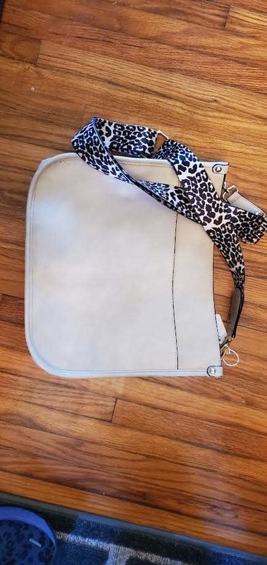Over the Shoulder Cream Bag