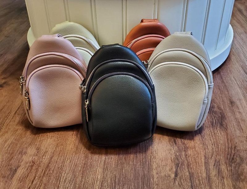 Leather Sling Bag Purse