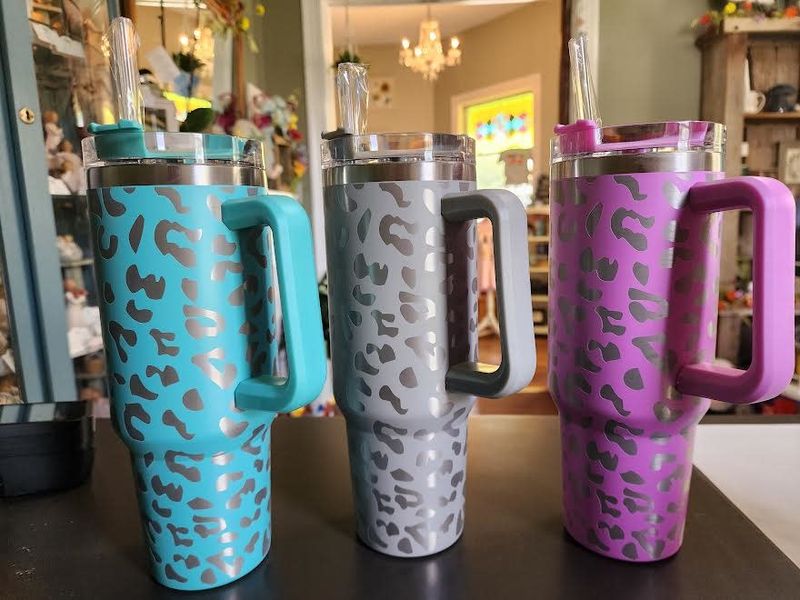 Leopard 40 oz Cup