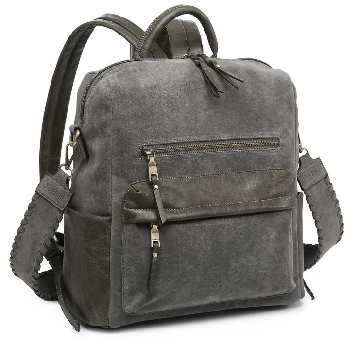 Amelia Convertible Backpack with Guitar Strap Slate