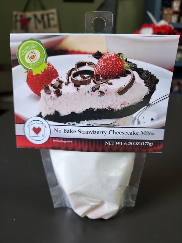 No Bake Strawberry Cheesecake mix