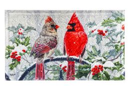 Winter Peace Embossed Floor Mat, 30" X 18"