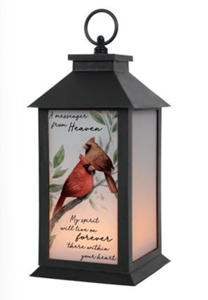 A Message Frosted Lantern