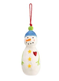 Heartful Snowman Ornament