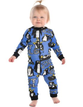 Out Cold Penguin Infant Union Suit