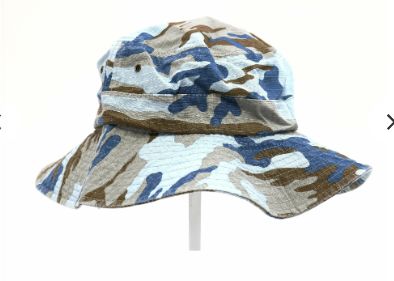 Camouflage Bucket Hat - Blue