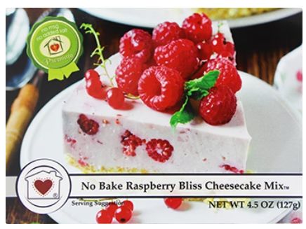 No Bake Raspberry Bliss Cheesecake mix