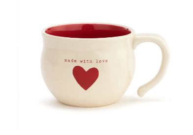 Made with Love Heart Soup Bowl