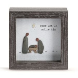 Come Let Us Adore Him Shadow Box