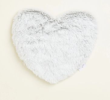 Warmies Heart Marshmallow Gray