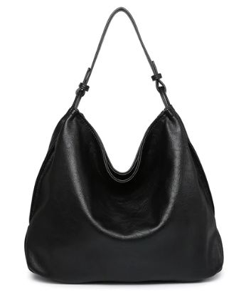 Gina Rustic Tote -Black
