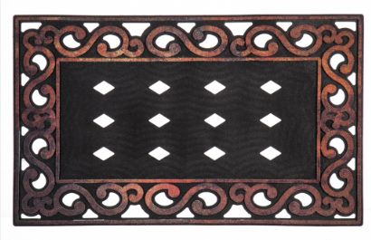Variegated Scroll Sassafras Mat Tray